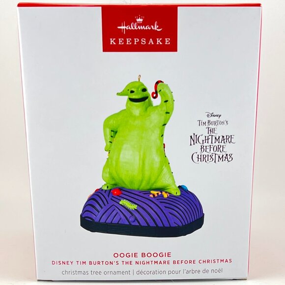 NIB 2024 Hallmark Ornament Nightmare Before Christmas Oogie Boogie Sound/Motion - Picture 1 of 2